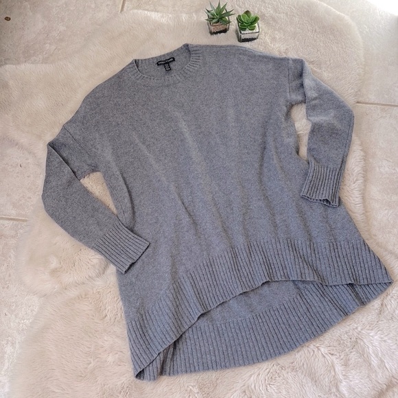 Eileen Fisher Sweaters - Eileen Fisher Cashmere Merino Wool Sweater High Low Gray Size XXS / XS